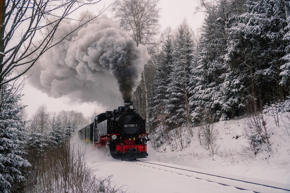 Winterromantik im Erzgebirge